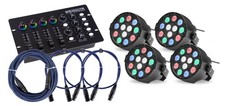 4x Spot Lumiere LED Effet DJ