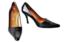 Escarpins croco marque "Orcade