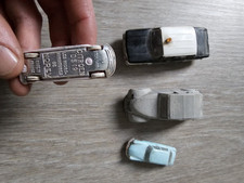 Lot De 4 voitures miniatures anciennes NOREV plastique. 