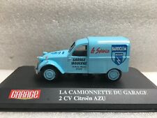 HACHETTE IXO NOREV La camionnette Du Garage Citroën 2 CV Azu 1/43