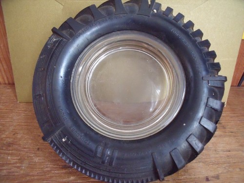 Cendrier pneu vintage garage - cendrier,