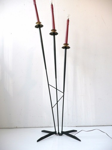 Lampadaire chandelles 1950 - lampadaire,