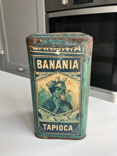 Boite ancienne tole banania - ancienne,