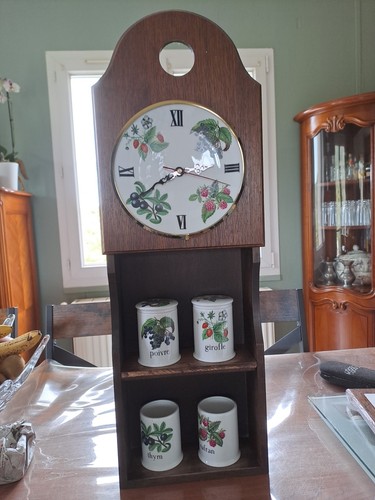 Horloge porcelaine paris - horloge, de