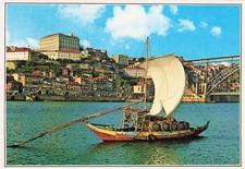 PORTUGAL PORTO RIO DOURO VUE DU PORTO ET BATEAU RABELO