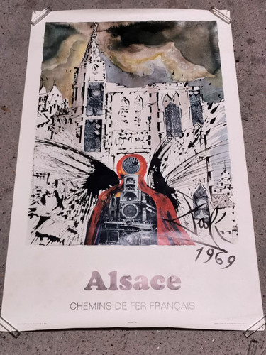 Affiche publicitaire vintage