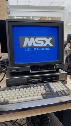 Msx2 philips nms 8250 with - msx2,
