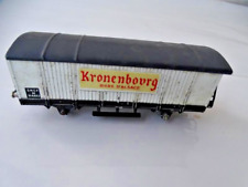 WAGON train publicitaire bière KRONENBOURG JRD - HO- métal - en bon état
