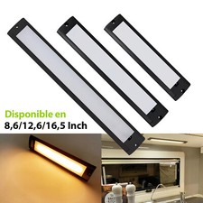 Réglette LED 12v Camping Car Éclairage Intérieur RV Caravane  Détecteur Dimmable