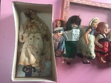 ANCIENNE POUPEE PEYNET Jeune Mariée 50/60 dans l’état + 5 petites poupées