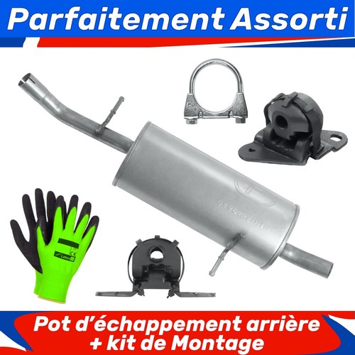 Pot échappement arrière - d’échappement,