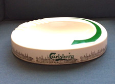 cendrier de bar ( 29 cm) bière carlsberg en céramique
