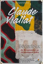 Affiche CLAUDE VIALLAT 2004