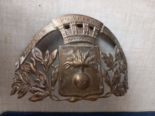 plaque casque sapeur pompier dordogne