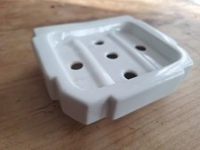 Ancien Porte-Savon Mural En Faience Art Deco