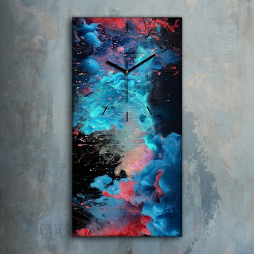 Horloge décorative sur toile