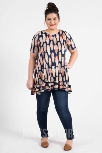 Agnes dora ruffle tunic - agnes,