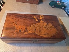 Coffret ancien bois - en,