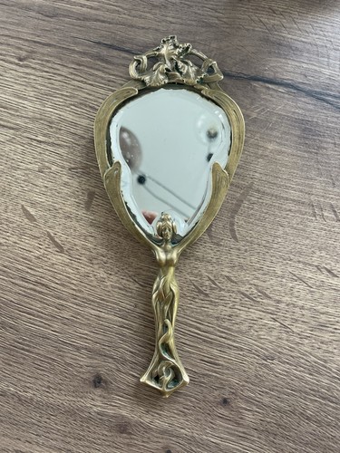 Authentique ancien miroir face