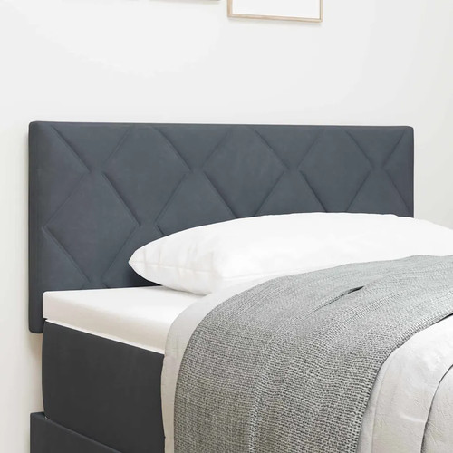 Tête lit velours - lit, mobilier