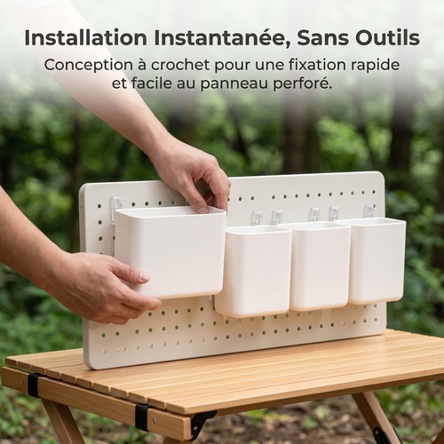 Fixations pour panneau