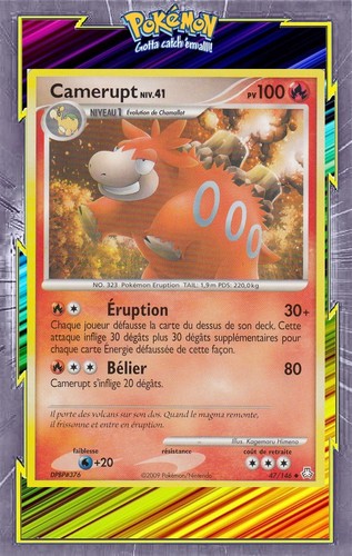 Camerupt dp6 eveil des - camerupt, dp6:eveil