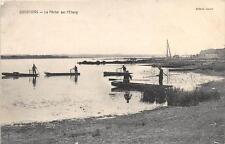 CPA 40 SOUSTONS LA PECHE SUR L'ETANG