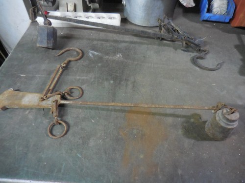 Ancienne balance romaine 10kg - ancienne,