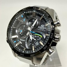 Montre pour homme Casio Edifice EQB 501 Bluetooth robuste solaire en acier...