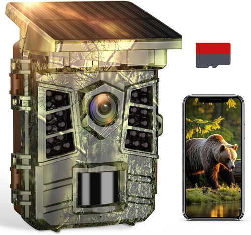 Caméra chasse solaire wifi - wifi, 4k