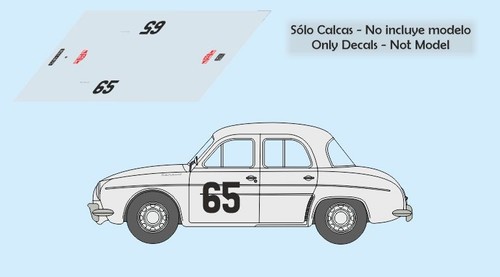 Autocollants renault dauphine - autocollants,
