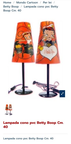 Betty boop abat jour lampada - betty,
