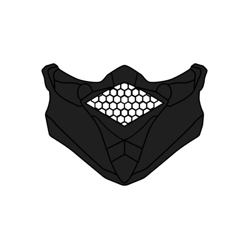Mentonnière casque airoh - casque,