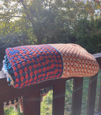 Plaid vintage crochet