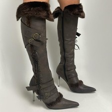 Chocolate Brown Buckled