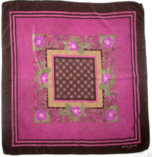 JEAN PATOU   Foulard  soie  en