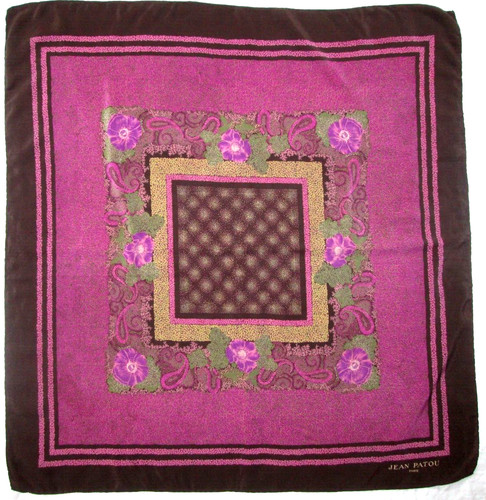 Jean patou foulard soie - foulard,