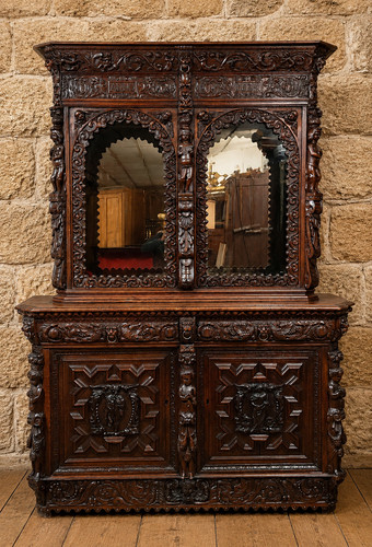 Grand buffet deux corps - buffet, style
