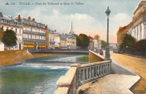 Carte postale ancienne tulle - carte,