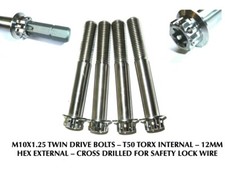 M10 X 1.25 x 60 Double Lecteur