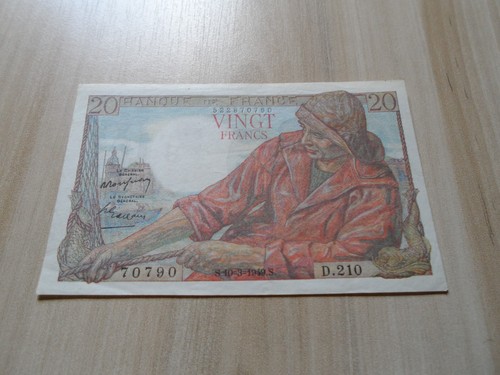 France billet francs - france:, 20