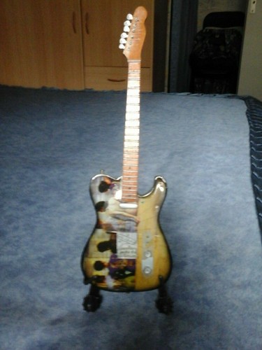 Guitare miniature pink floyd - pink,
