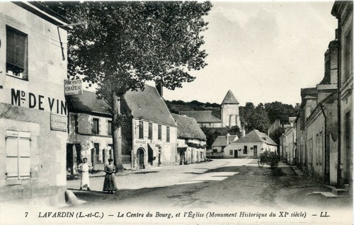 Carte postale lavardin le - carte,