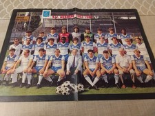POSTER AUXERRE D1 1984 ROUX BATS BOLI CANTONA FERRERI SZARMACH LANTHIER GARANDE
