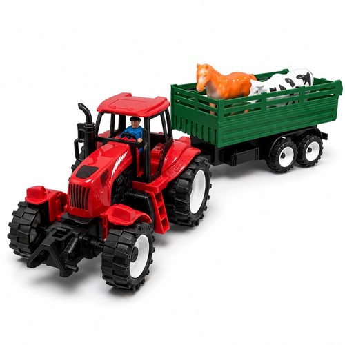 Tracteur avec remorque jouet - avec,
