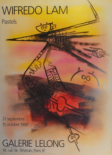 Lam wifredo wilfredo - lam, affiche