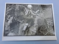 Ancienne jolie photo Moto. Moto cross trial. A identifier