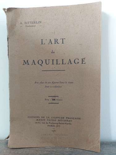 Livre art maquillage 1937 - livre, l'art