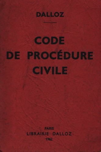 Code procédure civile 1962 - procédure,