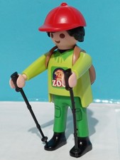 PLAYMOBIL FIGURINE RANDONNEUR CAMPEUR ALPINISTE MONTAGNARD SENTIER CHEMIN
